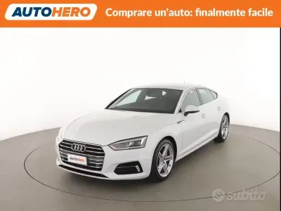 Usata Audi A5 Sport 190 CV (139 kW) 2018 Bianco Coupé