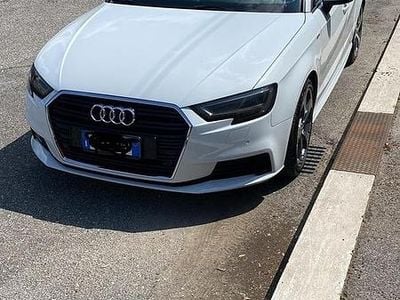 Usata Audi A3 S-Line 105 CV (77 kW) 2018 Bianco Berlina