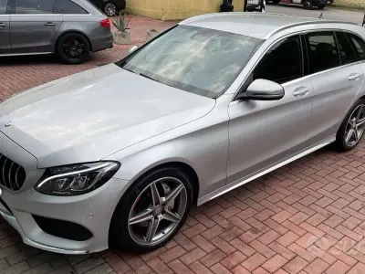 Usata Mercedes C220 Exclusive 170 CV (125 kW) 2015 Grigio Station wagon