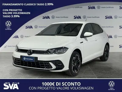 Nuova VW Polo R-line Plus 95 CV (69 kW) 2026 Pure white Utilitaria