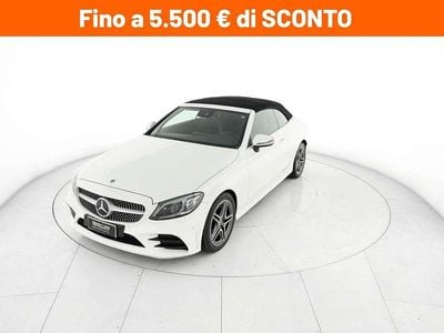 Usata Mercedes C220 Premium 194 CV (142 kW) 2023 Bianco Cabrio