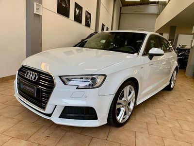 Usata Audi A3 Sport 150 CV (110 kW) 2018 Bianco Berlina