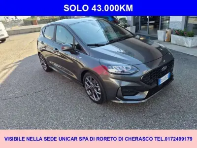 Usata Ford Fiesta ST-Line X 125 CV (91 kW) 2022 Magnetic grey Utilitaria