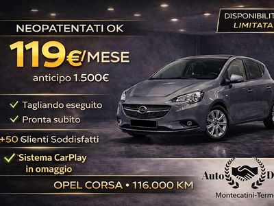 Usata Opel Corsa S 95 CV (69 kW) 2016 Grigio Utilitaria