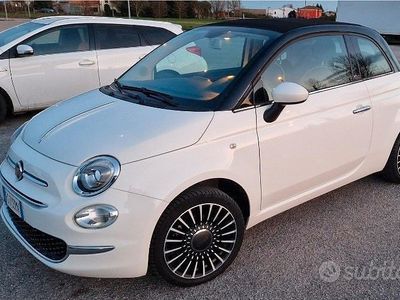 Usata Fiat 500C Lounge 2016 Bianco Cabrio