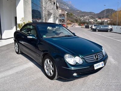 Usata Mercedes CLK200 163 CV (119 kW) 2005 Verde Cabrio