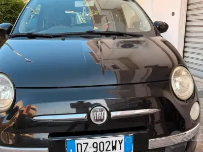 Usata Fiat 500 Lounge 69 CV (50 kW) 2010 Nero Berlina