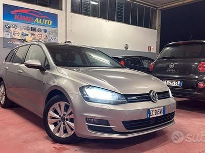 Usata VW Golf VII Highline 110 CV (80 kW) 2016 Grigio Station wagon