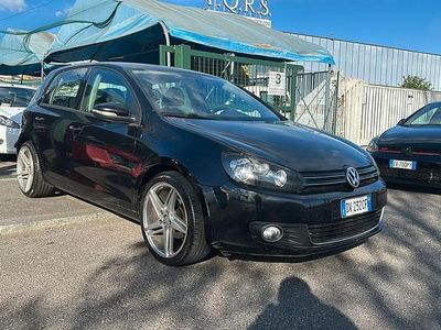Usata VW Golf VI Highline 110 CV (80 kW) 2009 Nero Utilitaria