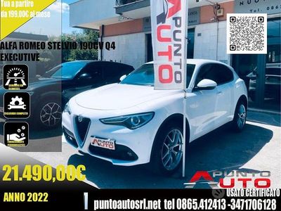 Usata Alfa Romeo Stelvio Executive 190 CV (139 kW) 2019 Bianco SUV