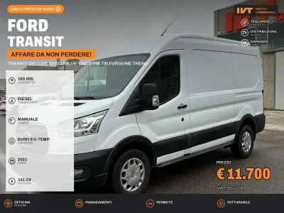 Usata Ford Transit 131 CV (96 kW) 2021 Bianco Furgone