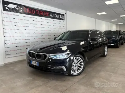 Begagnad BMW 520 Luxury Line 190 HK (139 kW) 2019 Svart Kombi