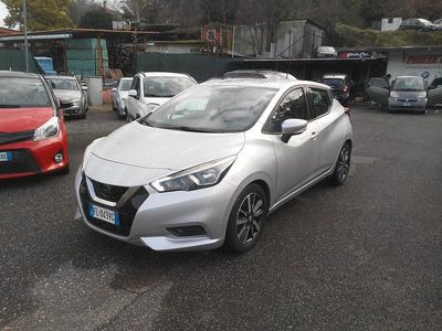 Usata Nissan Micra Acenta 89 CV (65 kW) 2017 Argento Utilitaria