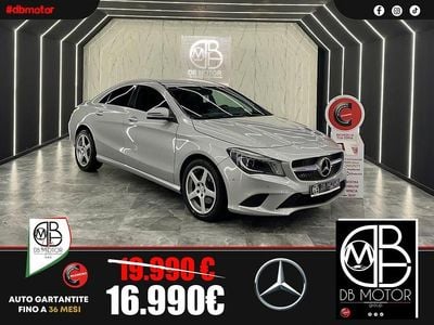 Usata Mercedes CLA200 Premium 136 CV (100 kW) 2015 Argento Berlina