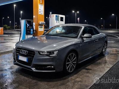 Usata Audi A5 Cabriolet S-Line 177 CV (130 kW) 2014 Grigio Cabrio