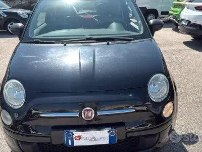 Usata Fiat 500 Pop 69 CV (50 kW) 2009 Nero Cabrio