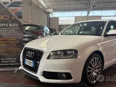 Usata Audi A3 Ambition 105 CV (77 kW) 2012 Bianco Utilitaria
