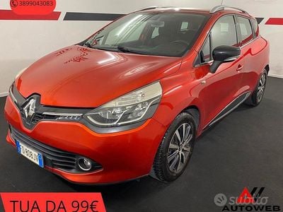 Usata Renault Clio GrandTour Intens 90 CV (66 kW) 2016 Rosso Station wagon
