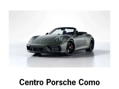 Usata Porsche 992 480 CV (353 kW) 2022 Verde adventurine Cabrio