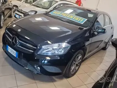 Usata Mercedes A180 Premium 109 CV (80 kW) 2014 Nero Utilitaria