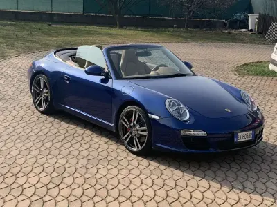 Usata Porsche 911 Carrera Cabriolet 345 CV (253 kW) 2008 Blu/azzurro Cabrio