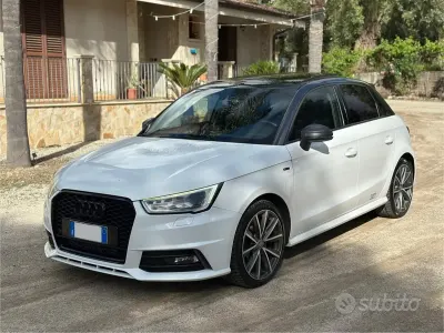 Usata Audi A1 S-Line 90 CV (66 kW) 2015 Bianco Utilitaria
