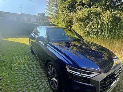 Usata Audi Q8 Sport 286 CV (210 kW) 2021 Blu/azzurro SUV