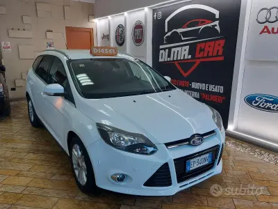 Usata Ford Focus Titanium 116 CV (85 kW) 2013 Bianco Station wagon