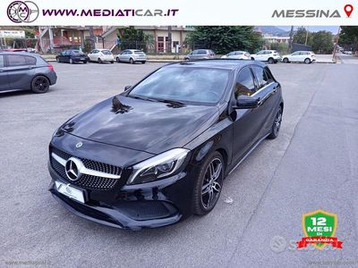 Usata Mercedes A160 89 CV (65 kW) 2018 Nero Berlina