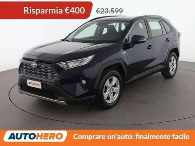 Usata Toyota RAV4 Hybrid Active 178 CV (130 kW) 2019 Blu/azzurro SUV