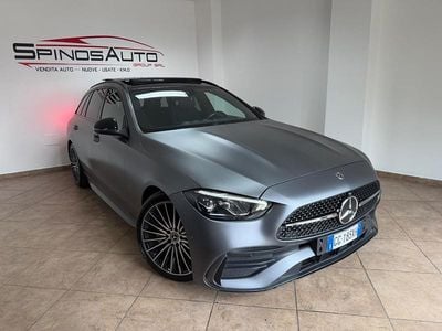 Usata Mercedes C220 Premium Plus 200 CV (147 kW) 2022 Grigio Station wagon