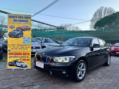 Usata BMW 116 Sport Line 109 CV (80 kW) 2019 Nero Utilitaria