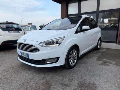 Usata Ford C-MAX Titanium 120 CV (88 kW) 2019 Bianco Monovolume