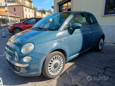 Usado Fiat 500 Lounge 75 HP (55 kW) 2009 Cinzento Cabrios