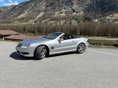 Usata Mercedes SL55 AMG AMG 500 CV (367 kW) 2002 Grigio Cabrio