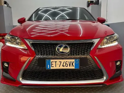 Usata Lexus CT200h Sport Line 99 CV (72 kW) 2014 Rosso Berlina