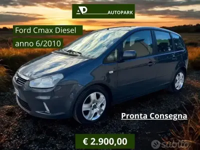 Usata Ford C-MAX Titanium 109 CV (80 kW) 2010 Blu Monovolume