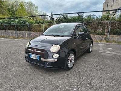 Usata Fiat 500 Lounge 69 CV (50 kW) 2009 Nero Cabrio