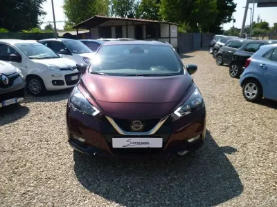 Usata Nissan Micra Acenta 92 CV (67 kW) 2021 Rosso Utilitaria