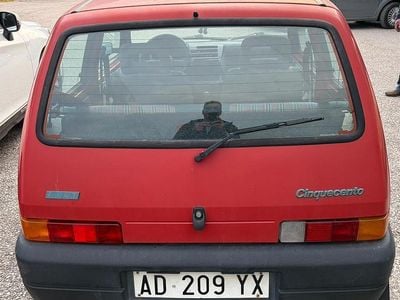 Usata Fiat Cinquecento 1995 Rosso Utilitaria