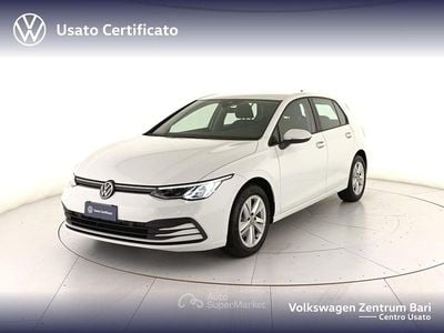Usata VW Golf VIII Life 116 CV (85 kW) 2022 Bianco Berlina