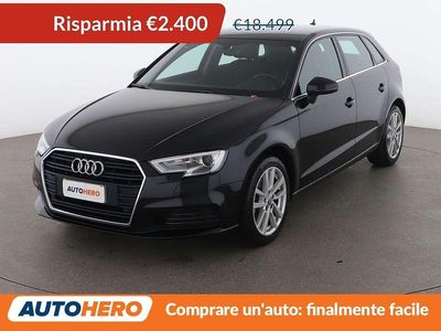 Usata Audi A3 116 CV (85 kW) 2019 Nero Berlina