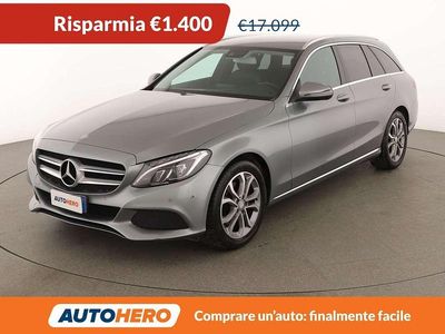 Usata Mercedes C220 170 CV (125 kW) 2016 Grigio Station wagon