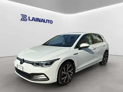 Usata VW Golf VIII Style 131 CV (96 kW) 2022 Bianco Berlina