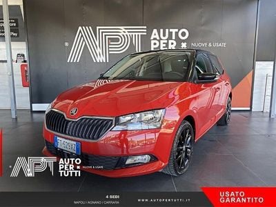 Usata Skoda Fabia 60 CV (44 kW) 2019 Rosso Utilitaria