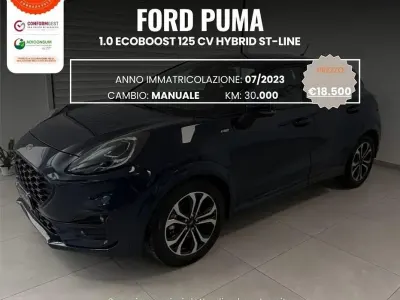 Usata Ford Puma ST-Line 125 CV (91 kW) 2023 Blu SUV