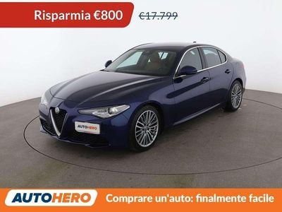 Usata Alfa Romeo Giulia Super 150 CV (110 kW) 2016 Blu Berlina
