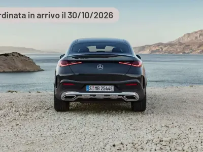 Nuova Mercedes GLC300e AMG Line Premium 313 CV (230 kW) 2026 Argento Coupé