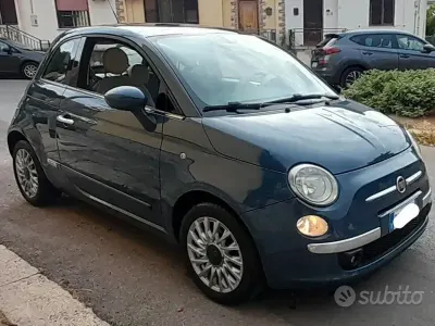 Usata Fiat 500 Sport 69 CV (50 kW) 2009 Verde Cabrio