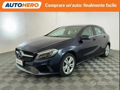 Usata Mercedes A180 109 CV (80 kW) 2018 Bluazzurro Berlina